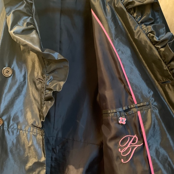 Grey Pink Tartan spring coat - Picture 3 of 3